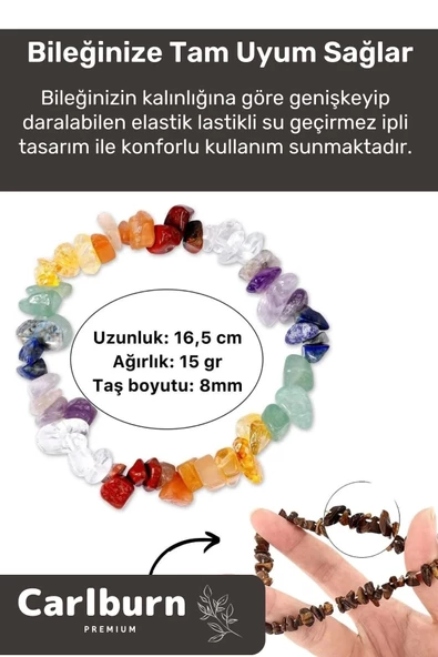 Premium İkizler Burcu Enerjisini Yükselten Doğal Taş Bileklik İkizler Burçları Burç Unisex Bileklik - 3