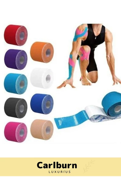 Hızlı Etkili Büyük Boy Kas Eklem Bel Bacak Kol Boyun Sırt Omuz Karın Kalça Ağrı IsıI Bandı 5cm x 5m - 5