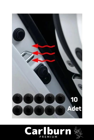 Özel Üretim Yüksek Kaliteli Tutkal Araba Araç Bagaj Kapısı Darbe Ses Emici Pad Seti 30 Adet - 4