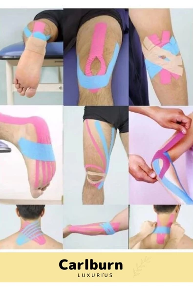 Hızlı Etkili Büyük Boy Kas Eklem Bel Bacak Kol Boyun Sırt Omuz Karın Kalça Ağrı Isıı Bandı 5cm X 5m - 4