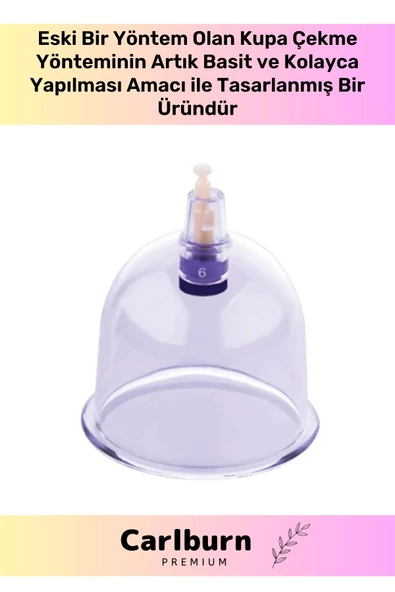 Premium Series Çatlak Vakumlu 6 Numara Hacamat Kupası 20 Adet - 2