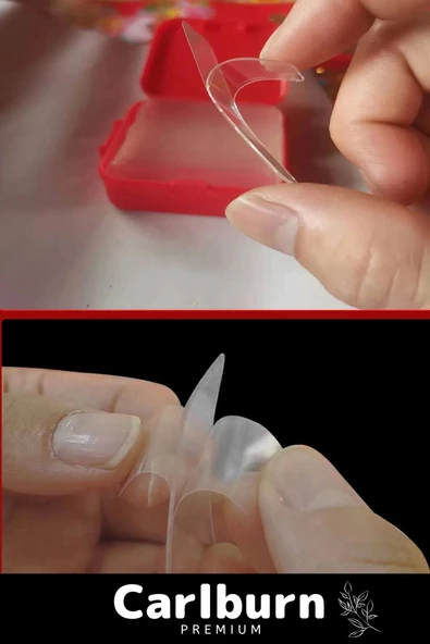 Özel Üretim Süper Güçlü Yapışkan Kolay Çıkarılabilir Çok Amaçlı 60 Parça Çift Taraflı Şeffaf Bant - Resim 5