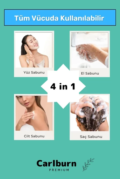 %100 Doğal Koku Yüz Cilt Beyazlatıcı Organik Nemlendirici Beyaz Pirinç Sabunu 3'lü Set - 5