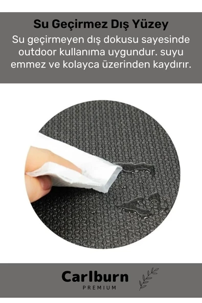 Özel Konfor Modeli Çift Taraflı Kaymaz Silinebilir Antibakteriyel Yoga Meditasyon Minderi 10mm Mat - 4