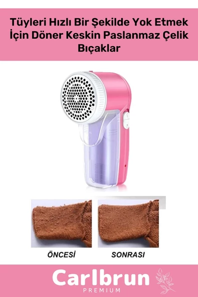 Premium Taşınabilir Tiftik Kazak Tüy Toz Alıcı Takım Elbise Halı Kıyafet Plli Tüy Temizleme Makinesi - 3