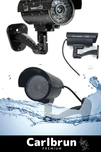 Özel Üretim Ev Apartman Bahçe İş Yeri Gece Görüşlü Pilli Ve Ledli Caydırıcı Sahte Güvenlik Kamerası - 5