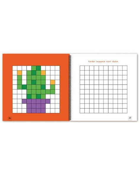 Beyin Geliştirme Egzersizleri Kare Karalamaca - 3