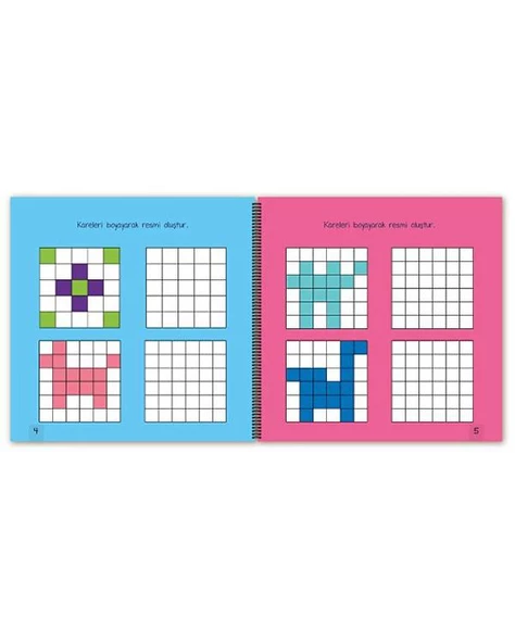 Beyin Geliştirme Egzersizleri Kare Karalamaca - 2