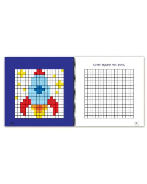 Beyin Geliştirme Egzersizleri Kare Karalamaca - 4