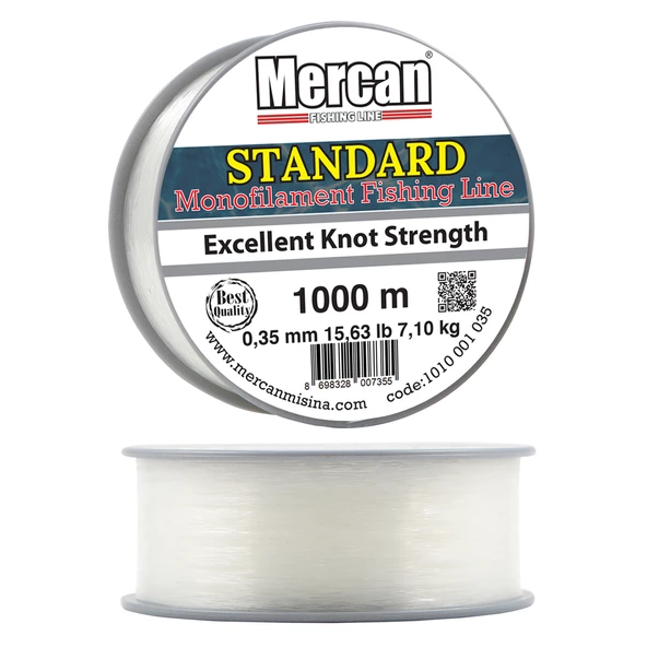 Mercan Standart 1000-800-600-500 m. Şeffaf Bobin Misina - 2