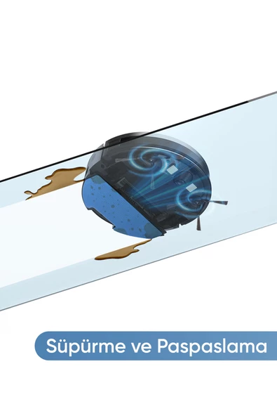 Şımart Katya Z Akıllı Robot Süpürge Mop Özellikli - 3