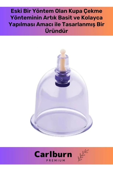 Premium Series Çatlak Vakumlu 5 Numara Hacamat Kupası 50 Adet - 2