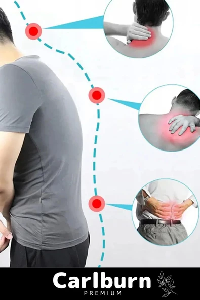 Deluxe Seri Şarjlı En Çok Tercin Edilen Sensörlü Ayarlanabilir Titreşimli Dik Duruş Korsesi - 4