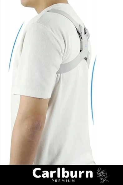 Deluxe Seri Şarjlı En Çok Tercin Edilen Sensörlü Ayarlanabilir Titreşimli Dik Duruş Korsesi - 6