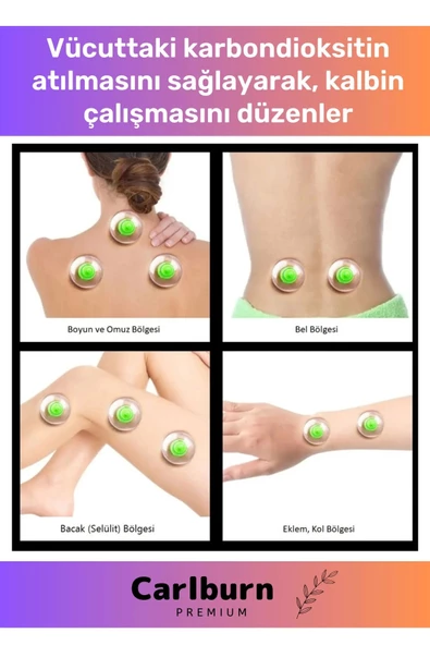 Premium Series Selülit Çatlak Giderici Vakumlu Masaj Aleti 24'lü Kupa Hacamat Seti - 3