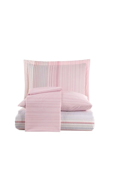 Nishev Nishev Çift Kişilik Poplin Nevresim Trella Pembe - 4
