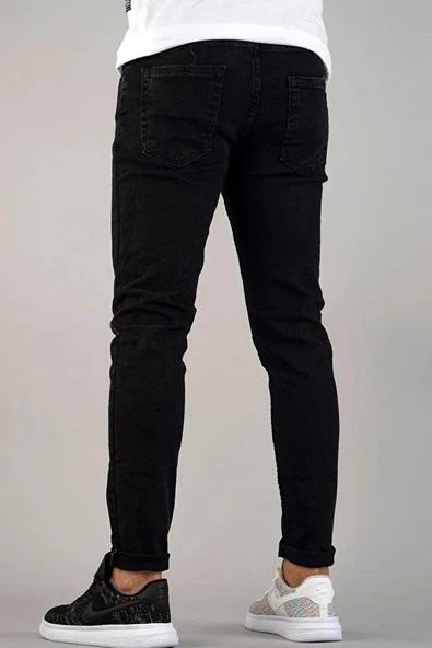 Dennys Denim Slim Fit Füme Erkek Pantolon-6543