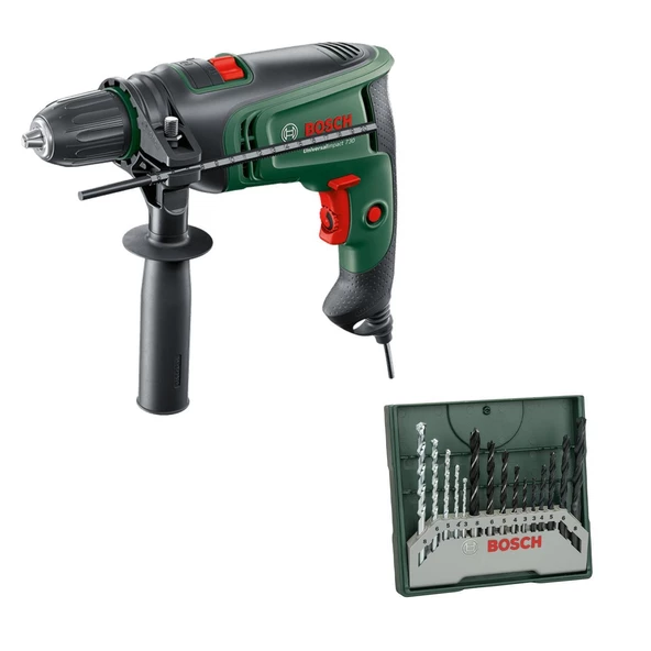 Bosch UniversalImpact 730 Darbeli Matkap +15 Parça X-line Set- 0603313402