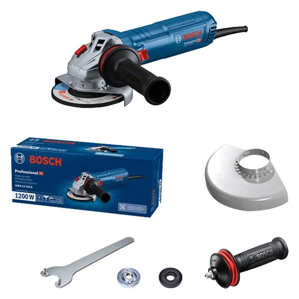 BOSCH Professional GWS 12-125 Taşlama Makinesi - 06013A6106 - 2
