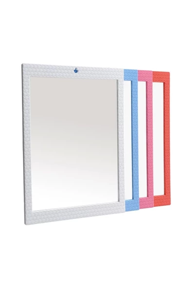 Hasır Büyük Kare Duvar Aynası - Resim 2