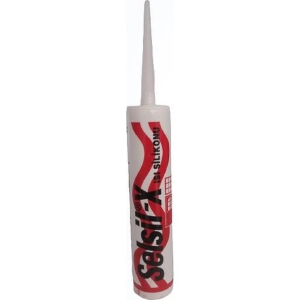 Selsil X Yüksek Isı Silikonu 340Gr Kırmızı 155 derece - 2522