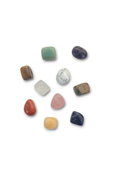 Doğal Taş Koleksiyonu, 10 Parça Bölmeli Kutuda DK10 - 2