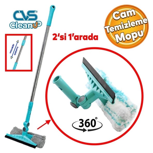 CVS DN 4119 2in1 Mikrofiber Mop ve Silecek