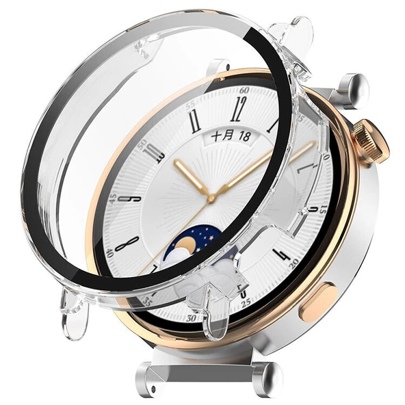 Huawei Watch GT4 41mm Sert PC Kasa ve Ekran Koruyucu (46mm Uyumlu Değildir) - 3