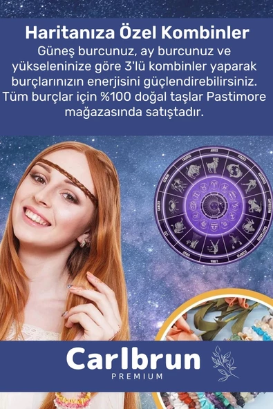 Premium Terazi Burcu Enerjisini Yükselten Doğal Taş Bileklik Terazi Burçları Burç Unisex Bileklik - 2