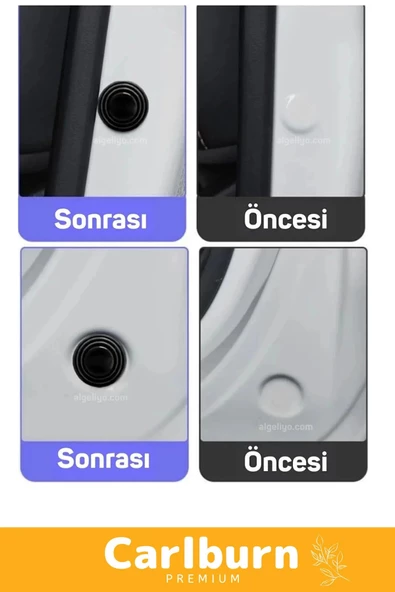 Premium Seri Yüksek Kaliteli Dayanıklı Çarpma Aşınma Engelleyici Araba Kapısı Darbe Emici Pad Seti - 2