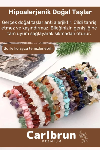 Premium Akrep Burcu Enerjisini Yükselten Doğal Taş Bileklik Akrep Burçları Burç Unisex Bileklik - 5