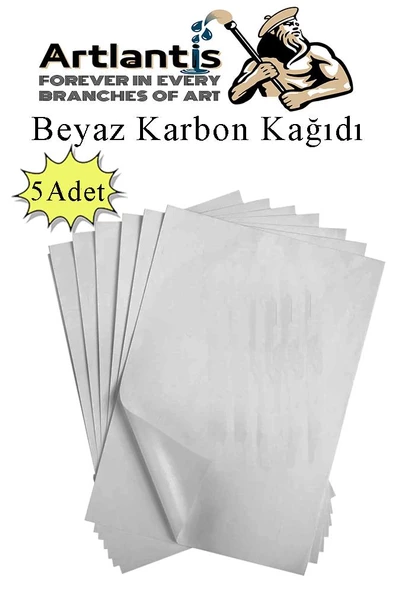 Karbon Kağıdı A4 5 Adet 21x29,7 cm Renkli Karbon Kağıdı Kopya Kağıdı Transfer Kağıdı