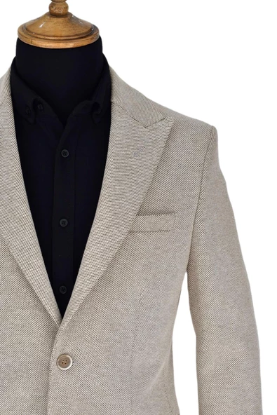 Erkek Tek Spor Ceket Çift Yırtmaçlı BGL-ST03589 - Resim 6