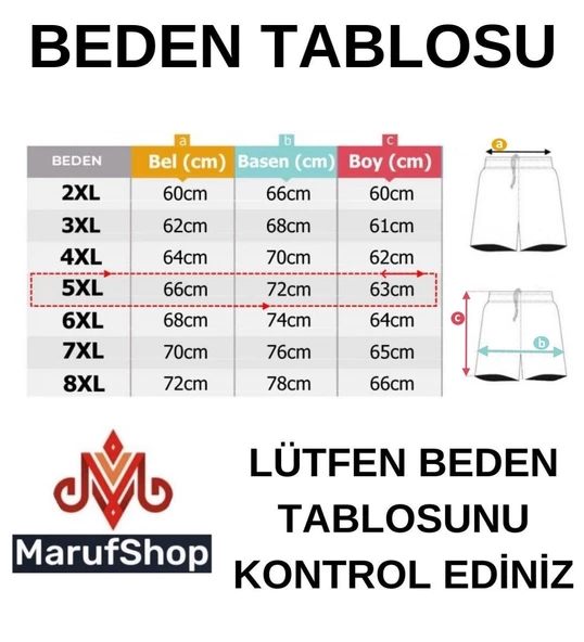 Erkek Büyük Beden 110-150 Kilo Arası İçin Uygun Penye Şort Antrasit - 4