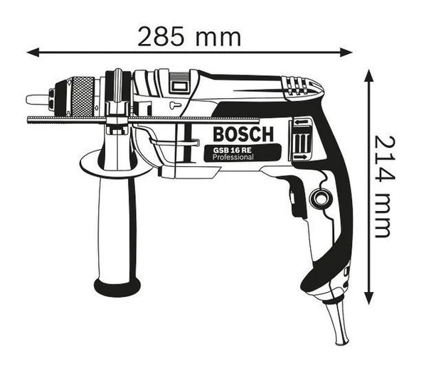 Bosch Professional GSB 16 RE Darbeli Matkap - 2