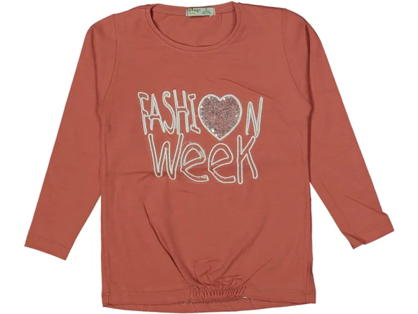 Kız Çocuk Mevsimlik Kalpli Fashion Sweatshirt BGL-ST03651 - 2