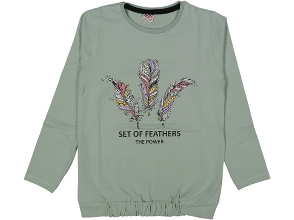 Kız Çocuk Mevsimlik Set Of Tüy Sweatshirt BGL-ST03655 ürün görseli