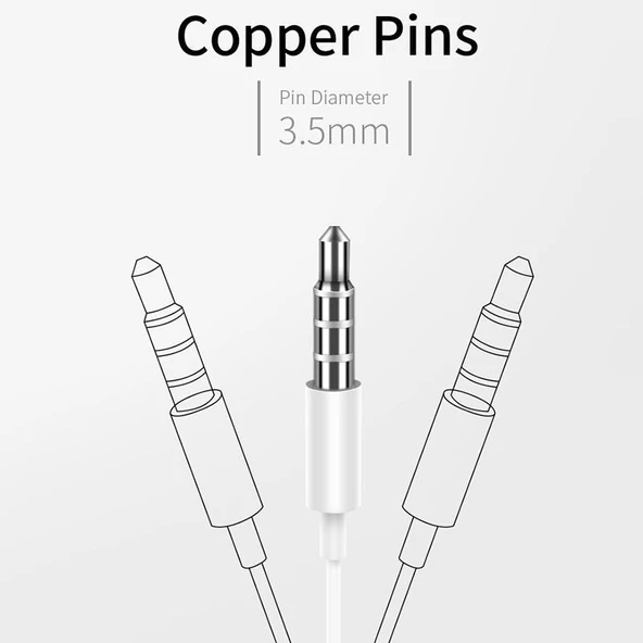 Joyroom JR-EP1 1.2m 3.5mm Mikrofonlu Kulak içi Kulaklık iPhone, iPad - 5