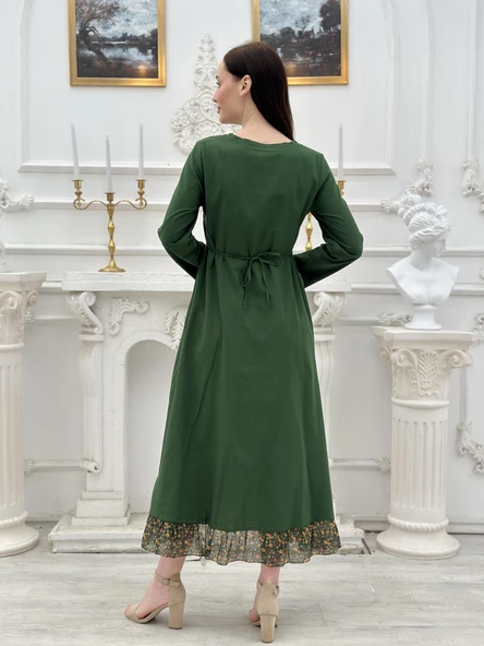 KADIN YAZLIK TESETTÜR ELBİSE - 80102 - Resim 8