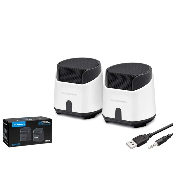 Hadron HD6024 Laptop/Masaüstü Bilgisayar Speaker 1+1 Bas Hoparlör - 5