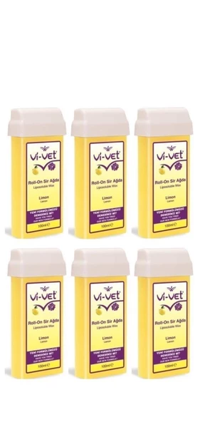 Vi-Vet Roll-On Sir Ağda Limon 100 ml 6 Ad.