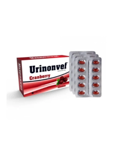 Urinonvef Cranberry 30 Yumuşak Kapsül