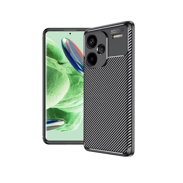 Xiaomi Redmi Note 13 Pro Plus 5G Kılıf Karbon Silikon Case Kapak