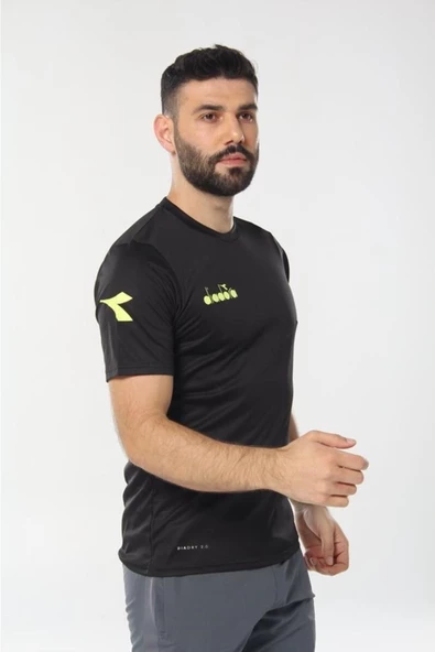 Diadora Nacce Erkek Siyah T-Shirt - 16TSR05 - 5