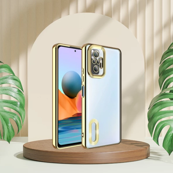 Xiaomi Redmi Note 10 Pro Yanları Renkli Lens Korumalı Logo Gösteren Tlp Mega Kılıf - 8