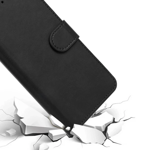 İphone 12 Pro Max Tlp Kartlıklı Cüzdan Kılıf (Deluxe Wallet Case) - 3