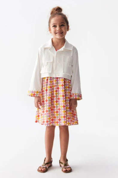 NK KİDS Kız Çocuk Başak Mevsimlik Ceket 36542 - Resim 5