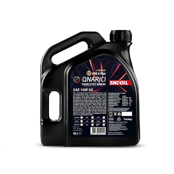 ICON GROUP - SNC-OIL Onarıcı Yenileyici Bakım 10W/50 Motor Yağı ( 4 Litre ) - 3