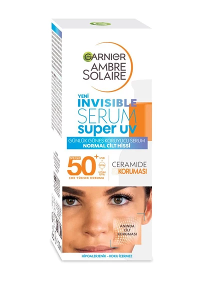 Garnier Ambre Solaire Invisible Spf50 Süper Uv Günlük Güneş Koruyucu Serum 30 ml - 7