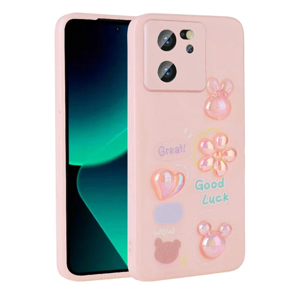 Xiaomi Mi 13T Pro Kılıf Kabartma Figürlü Parlak Toys Silikon Kapak - 5